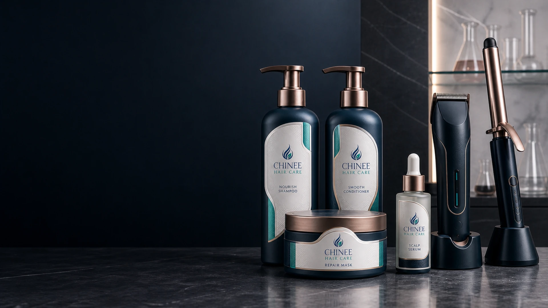 Chinee premium private-label hair care products and professional salon tools