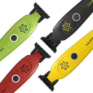 0mm Professional Hair Trimmer for Men Powder Metallurgical Blade Cordless Rechargeable Zero Gapped T Blade Trimmer