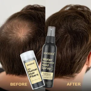 1-2mm Real Human Hair Natural Keratin Cover Hair Loss Bald Instant Thickening Powder Hair Building Fiber