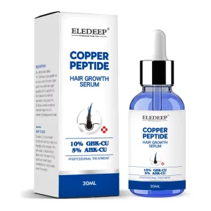 10% GHK-Cu + 5% AHK-Cu Copper Peptide Hair Density Serum for Hair Growth, Hair Thinning & Loss