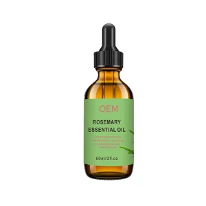 100% Natural Herbal Hair Growth Oil Scalp Strengthening Rosemary Mint Hair Growth Elixir