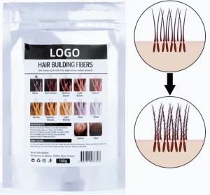 100% Natural Herbal Thickening Hair Building Fibers Unisex 100g Powder 2 IN 1 Formula Hypoallergenic Safe Daily Use Effectively
