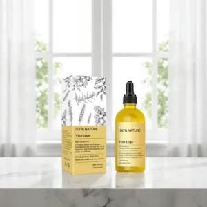 100% Natural Organic Nourishing Hair Growth Serum for Men and Women Castor Ginger Oil & Wild Rosemary Hair Treatment Oil