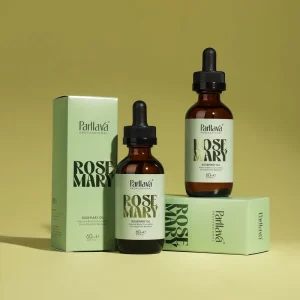 100% Natural Organic Vegan Hair Growth Oil Serum Herbal Scalp Strengthening with Rosemary Mint Haircare Essentials
