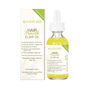 100% Natural Private Label Formula Nourishing Scalp Elixirs Hair Care Loss Treatment Rosemary Hair Growth Oil Serum