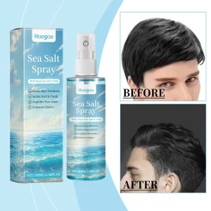 100ML Sea Salt Spray for Curly Hair Texturizing & Volume Kelp & Aloe Vera Extract for Men Women Beach Use