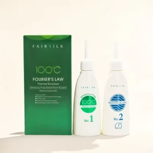 100Ml*2 Professional Salon Use Heating Wave Curls Perm Lotion Quick Hair Perming Kit No Chemical Hair Rebonding