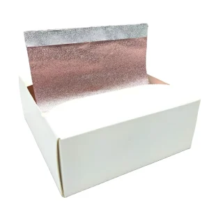 100m Embossed Eco Friendly Hairdressing Aluminum Foil in Rolls for Hair Coloring
