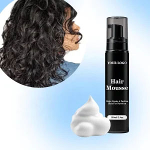 100ml Hair Mousse Foam Hair Care Foam Styling Mousse Curly Hair Styling Mousse Support Custom Label