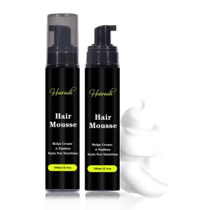 100ml Hair Mousse Foam Hair Care Foam Styling Mousse Curly Hair Styling Mousse Support Custom Label