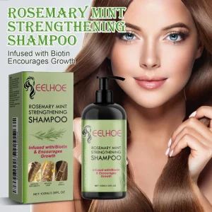 100ml Rosemary Mint Strengthening Shampoo with Biotin for Hair Growth Anti Hair Loss Scalp Treatment Private Label Eelhoe