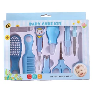 10Pcs Newborn Daily Care Set Kids Hair Nail Nose Ear Cleaning Care Kit Baby Care Grooming Manicure Set