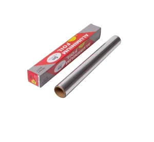 10m Roll Aluminum Foil Fire and Heat Protection with Lubricated Surface Printed Treatment for Metal Protection