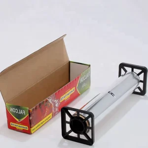 11 Micron 13mic 15mic BBQ Paper Aluminium Foil 200sqft 45cm Width 30cm Aluminum Coil Packing Roll