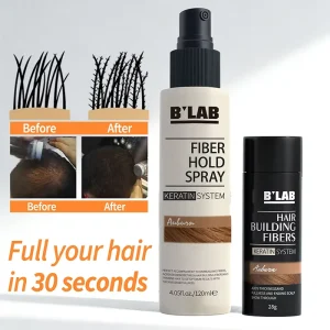 12 Colors Keratin Hair Powder Spray Fiber Natural Hair Loss Treatment Private Label Blond Brown Gold Black Hair Building Fibers