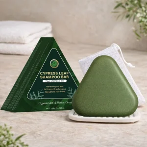 120g Usman Herb Solid Shampoo Bar Plant Based pH 5.5 Balanced Strengthening & Refreshing Hair Soap Bar