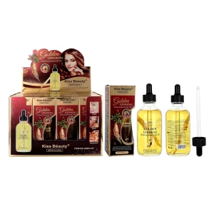 120mL Golden Ginseng Growing Essential Oil Natural Moisturizing Smoothing Hair Growth Oil Daily Care