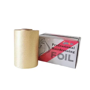 12MIC Aluminum Foil Roll Customized Hair Foil Factory Price Metal Foil Hair Dressing Foil