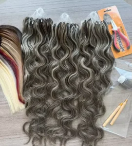 12a Double Drawn Cuticle Aligned Piano Color H6 Feathers HD Hair Extensions 100% Raw Human Hair for Salon