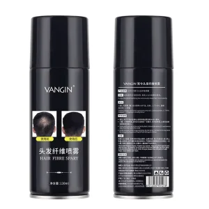 130ml Temporary Hair Dye Spray Natural Quick Drying Root Color for Hair Building Fibers