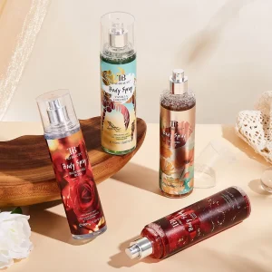 150ml Body Spray 4 Flavors Long Lasting Rose Lily Coconut Dark Kiss Floral Fruity Mist for Women Regular Size Luxury