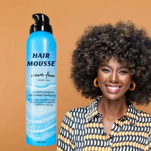 150ml Professional Private Logo Setting Mousse Soft Manageable Curls Long Lasting Styling Mousse