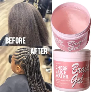 17oz Braid Styling Gel Extra Strong Hold Tame Flyaways Sleek Braids Twists Locs Hair Gel