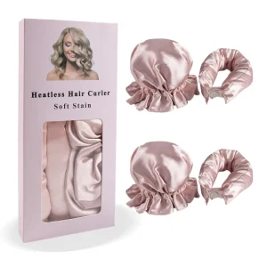 2 Sets Heatless Curling Iron Set Big Wave Sleep Lazy Curling Tool Hair Roller Set Beauty Salon