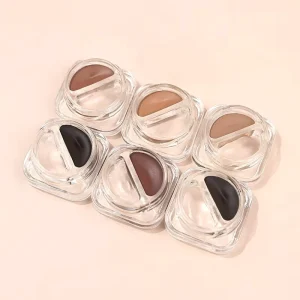 2 in 1 Brow Styling Kit with Private Label Cream Eyebrow Pomade Wax and Gel Soap for Eye Care