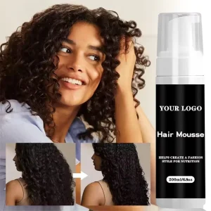 200ml Hair Styling Mousse Curl Styling Foam Private Label Wrapping Lotion Hair Foam Wrap Mousse
