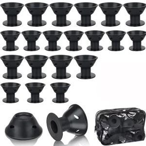 20Pcs Plastic Cold Rod Hair Rollers Overnight Curlers 10pcs Large 10pcs Small Hair Curler Sleep