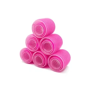 20mm Plastic Core Self Adhesive Cartoon Pattern Hair Rollers Rod Type Custom Packaging Available
