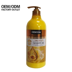 24K Gold Flexible Repair Hair Shampoo Original Factory OEM ODM Private Label Moisturizing Salicylic Acid Anti Dandruff