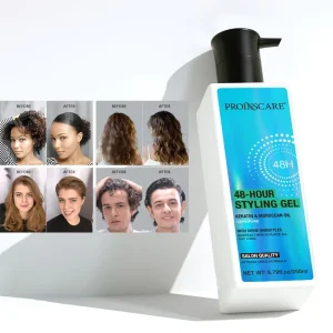 250ml Hair Gel for Women Men Wet Look Hair Styling Gel Private Label Natural Hair Edge Control Braiding Gel