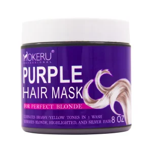 250ml Private Label Purple Function Hair Mask for Blonde Platinum Silver Hair Removes Brassy and Yellow Tones Hair Mask