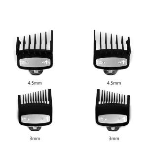 2Pcs Universal Hair Clipper Limit Comb Set Professional Trimmer Guards Attachment Fit Most Hair Clippers for Men & Women