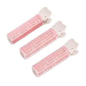 2pc/set 4pcs/set Magic Fluffy Hair Clip With Rope Custom Logo Self Grip Hair Roller Curler Clip