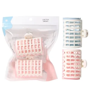 2pcs Cold Heatless Hair Curler Set Big Wave Plastic Hair Roller Salon Daily Use for DIY Hair Styles