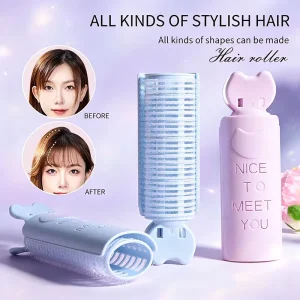 2pcs Self Grip Root Volume Hair Curler Clip Curler Roller Set Fluffy Hair Clips With Comb Styling Tool for Women SY133