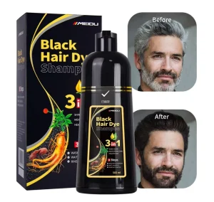 3 in 1 Herbal Hair Dye Color Shampoo Multifunctional Multipurpose Hair Care & Styling Products
