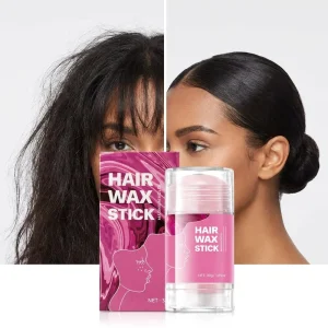 30g Pink Hair Styling Stick Matte Finish Long Lasting Non Greasy Hair Finishing Stick Edge Fixer Gel Pomade Stick