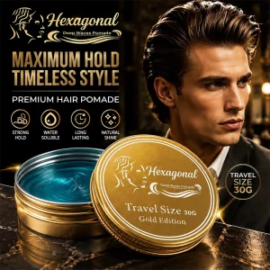 30g Wave Pomade for 360 Sport Waves Styling Cream Wax Strong Hold Custom Grease Travel Size Hair Wax for Men’s Sporting