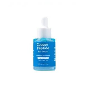 30ml Copper Peptide Hair Growth Serum Strengthen Weak Hair Roots Boost Volume Nourish Scalp Thicker Fuller Hair Essence
