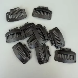 32mm 9 tooth BB Plastic Clips Snap Invisible Hair Extension Wig Cap Topper Hair Clips for Wigs Tools Accessories DIY Make Clips