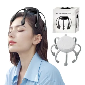 360 Degree Rechargeable Electric Head Scratcher Portable Scalp Stimulator Cordless Octopus Claw Scalp Massager for Relaxation