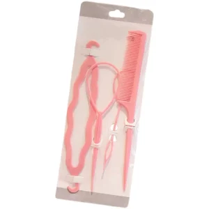 4 Pcs set Hair Styling Tools Hair Bun Braid Hair Tools Horsetail Manufacturer Pointy Tail Comb