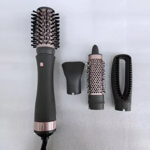 4 in 1 Dryer Straightening Curling Styling Hair Straightener Hot Air Brush Hair Curler One Step Hair Dryer