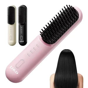 4000mAh Hair Brush Fast Heating Hairbrush Professional Straightening Comb for Personal Care