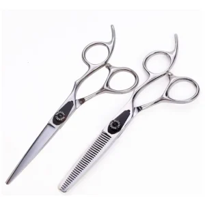 440c Hair Scissors Set Professional 6 & 5.5 Inch Thinning Barber Cutting Hair Shears Scissor Tools Salon Hairdressing Scissors