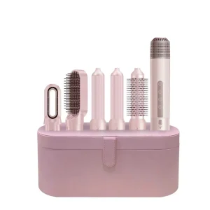5 1 Hair Dryer Curler Set Professional 1000W Plastic Household Hair Straightener Curling Iron Styler Electric Hot Comb Women